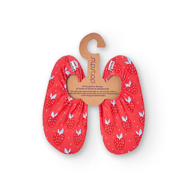 ZAPATILLAS ANTIDESLIZANTES FRESAS-BTBOX