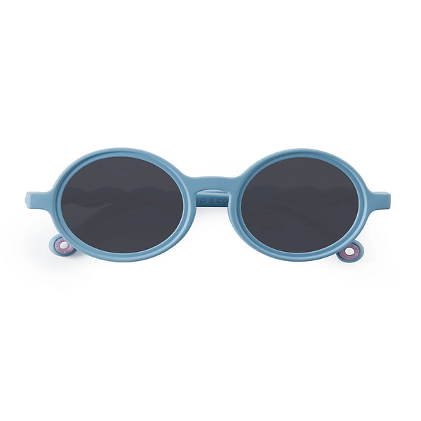 GAFAS DE SOL BEBÉ ROUND REEF BLUE O-18m- OLIVIO&CO