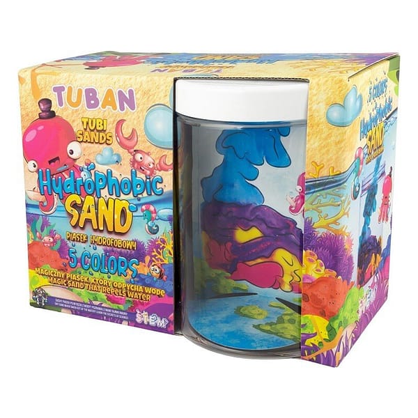 ARENA HIDROFÓBICA 5 COLORES+ACUARIO-TUBAN