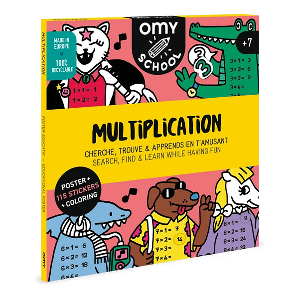 POSTER XL MULTIPLICACIONES-OMY
