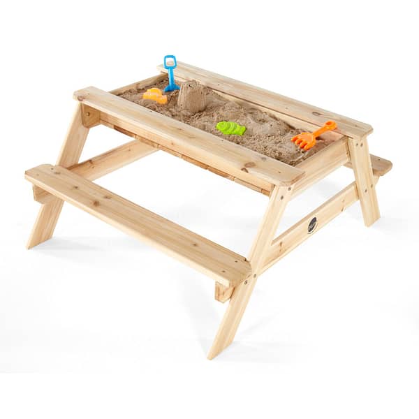 Mesa de Pícnic y Arenero de Madera