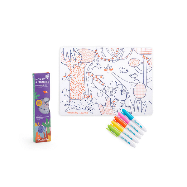 MANTEL SILICONA PARA PINTAR CON ROTULADORES TOUPITIS-MOULIN ROTY