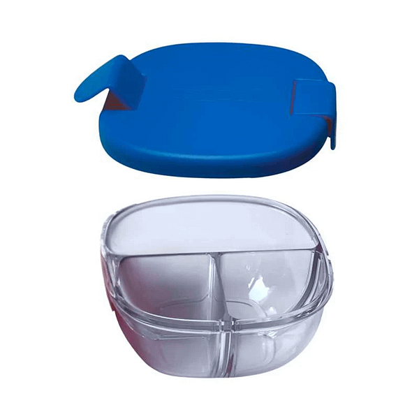 YUMBOX SNACK BOWL NAVY BLUE