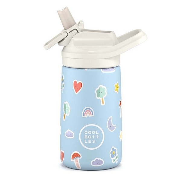 BOTELLA DE AGUA The Kiddie Bottle - Rainbow Clouds 350ml-COOL BOTTLES