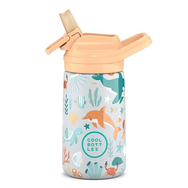 BOTELLA DE AGUA The Kiddie Bottle - Underwater World 350ml-COOL BOTTLES