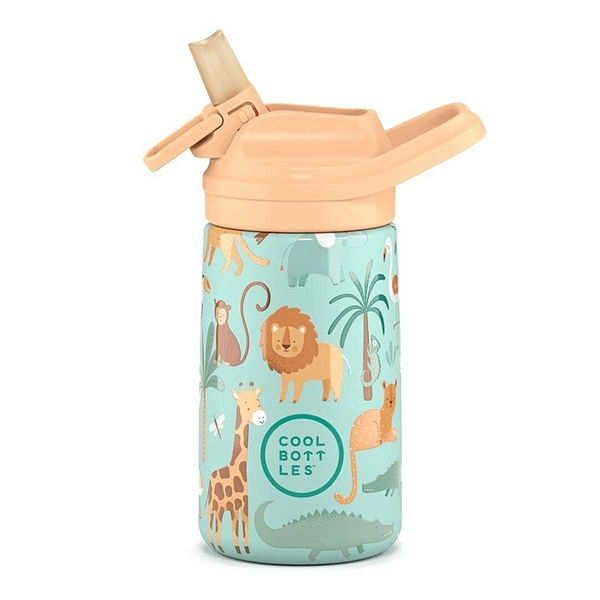 BOTELLA DE AGUA The Kiddie Bottle Wild Crew 350ml-COOL BOTTLES
