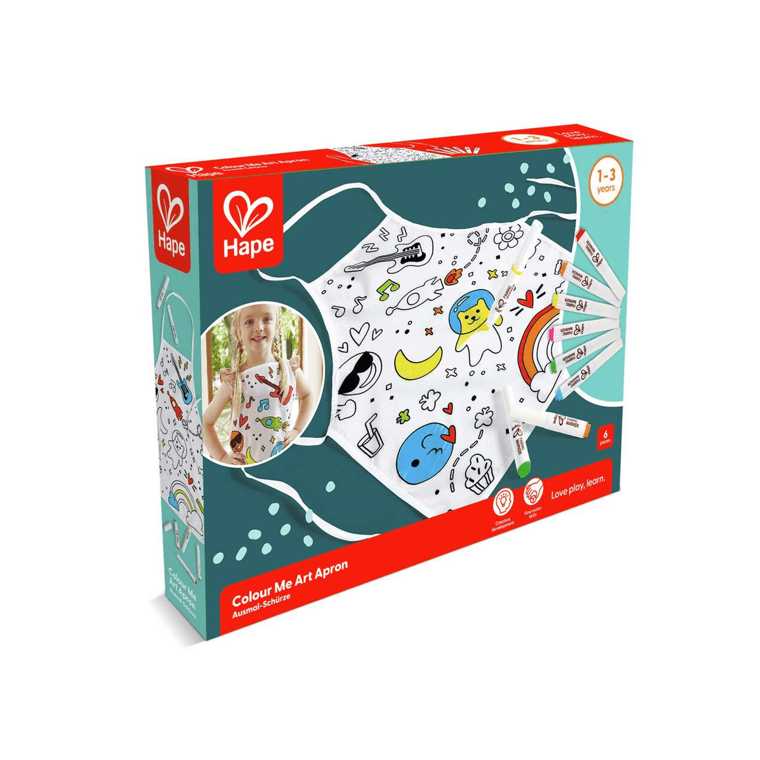 DELANTAL PARA COLOREAR-HAPE - Imagen 3